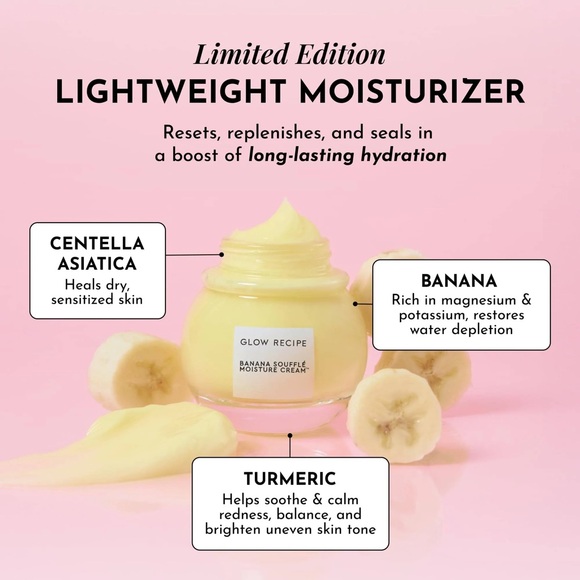 LIMITED EDITION DISCONTINUED GLOW RECIPE BANANA SOUFFLÉ MOISTURIZER BRAND NEW - Picture 4 of 4